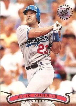 #63 Eric Karros - Los Angeles Dodgers - 1996 Stadium Club Baseball