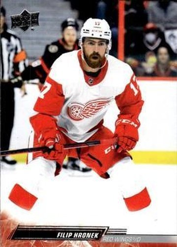 #63 Filip Hronek - Detroit Red Wings - 2022-23 Upper Deck Hockey