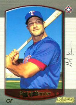 #63 Gabe Kapler - Texas Rangers - 2000 Bowman Baseball