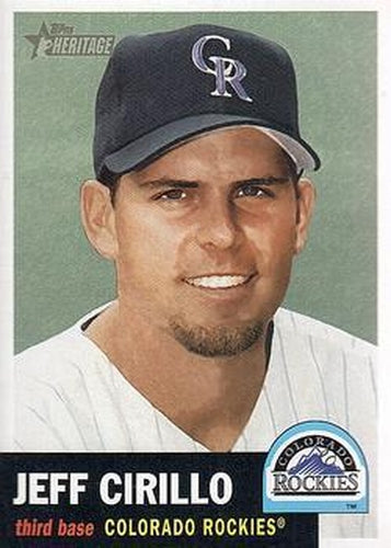 #63 Jeff Cirillo - Colorado Rockies - 2002 Topps Heritage Baseball