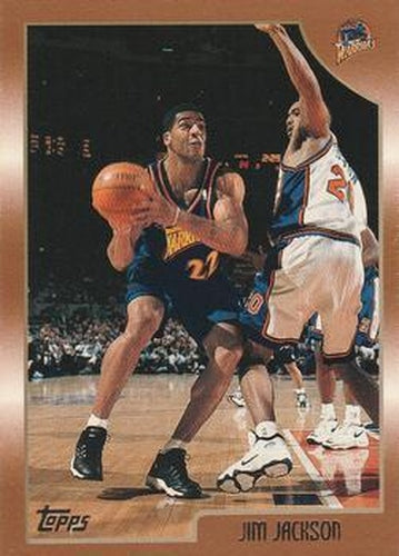 #63 Jim Jackson - Golden State Warriors - 1998-99 Topps Basketball