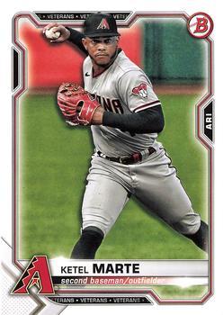 #63 Ketel Marte - Arizona Diamondbacks - 2021 Bowman Baseball