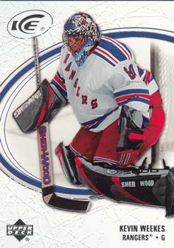 #63 Kevin Weekes - New York Rangers - 2005-06 Upper Deck Ice Hockey