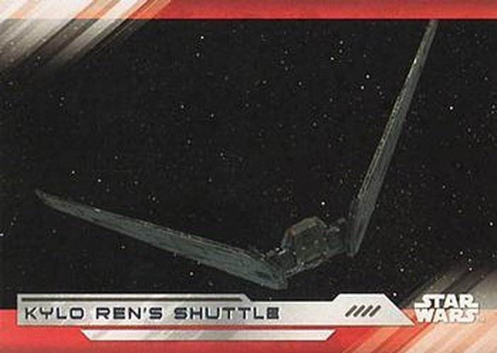 #63 Kylo Ren's Shuttle - 2017 Topps Star Wars The Last Jedi