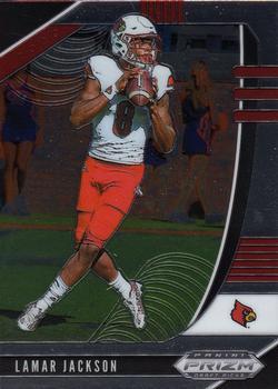 #63 Lamar Jackson - Louisville Cardinals - 2020 Panini Prizm Draft Picks Football