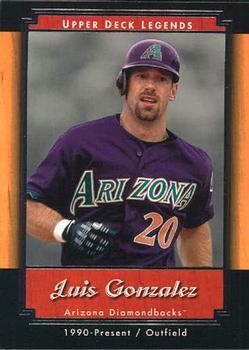 #63 Luis Gonzalez - Arizona Diamondbacks - 2001 Upper Deck Legends Baseball