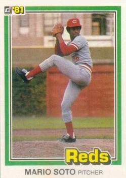 #63 Mario Soto - Cincinnati Reds - 1981 Donruss Baseball