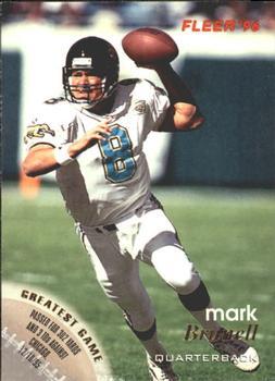 #63 Mark Brunell - Jacksonville Jaguars - 1996 Fleer Football