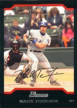 #63 Mark Teixeira - Texas Rangers - 2004 Bowman Baseball