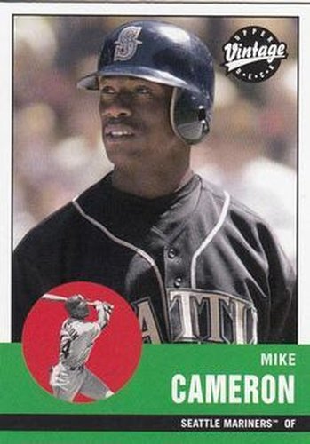 #63 Mike Cameron - Seattle Mariners - 2001 Upper Deck Vintage Baseball