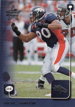 #63 Neil Smith - Denver Broncos - 1999 Leaf Rookies & Stars Football