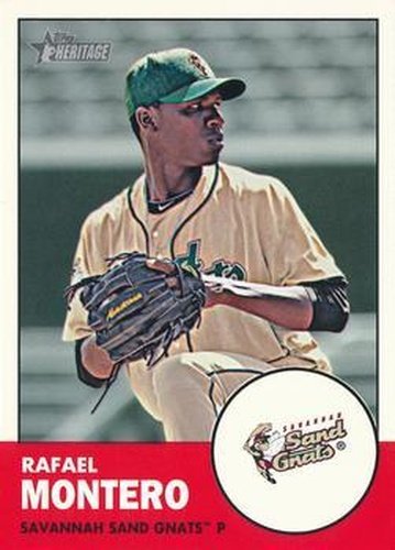 #63 Rafael Montero - Savannah Sand Gnats - 2012 Topps Heritage Minor League Baseball