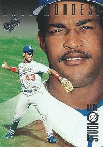 #63 Raul Mondesi - Los Angeles Dodgers - 1996 Studio Baseball