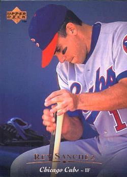 #63 Rey Sanchez - Chicago Cubs - 1995 Upper Deck Baseball
