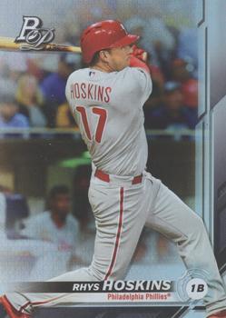 #63 Rhys Hoskins - Philadelphia Phillies - 2019 Bowman Platinum Baseball