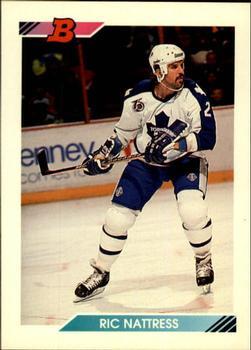 #63 Ric Nattress - Toronto Maple Leafs - 1992-93 Bowman Hockey