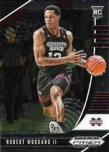 #63 Robert Woodard II - Mississippi State Bulldogs - 2020 Panini Prizm Draft Picks Collegiate Basketball