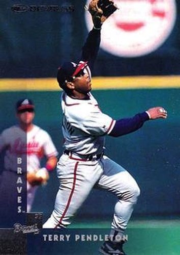 #63 Terry Pendleton - Atlanta Braves - 1997 Donruss Baseball