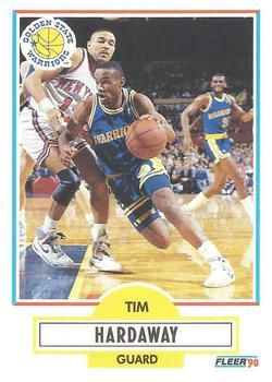 #63 Tim Hardaway - Golden State Warriors - 1990-91 Fleer Basketball