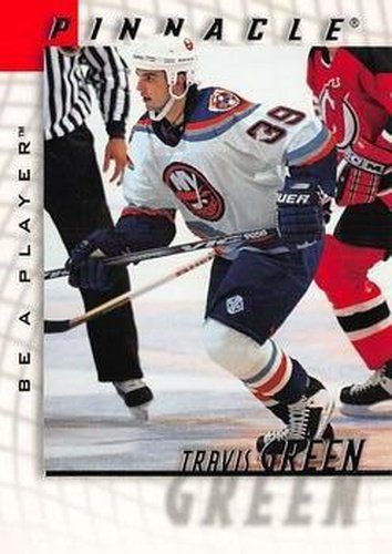 #63 Travis Green - New York Islanders - 1997-98 Pinnacle Be a Player Hockey