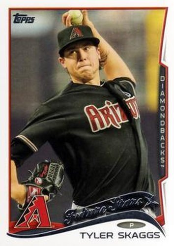#63 Tyler Skaggs - Arizona Diamondbacks - 2014 Topps Baseball