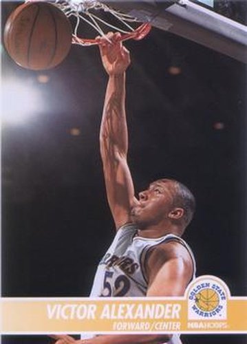 #63 Victor Alexander - Golden State Warriors - 1994-95 Hoops Basketball
