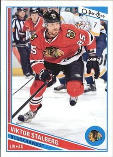 #63 Viktor Stalberg - Chicago Blackhawks - 2013-14 O-Pee-Chee Hockey