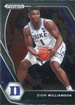 #63 Zion Williamson - Duke Blue Devils - 2021 Panini Prizm Collegiate Draft Picks Basketball