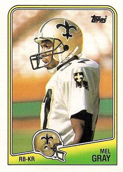 #63 Mel Gray - New Orleans Saints - 1988 Topps Football