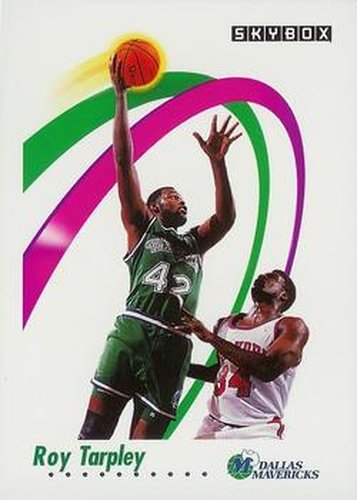 #63 Roy Tarpley - Dallas Mavericks - 1991-92 SkyBox Basketball