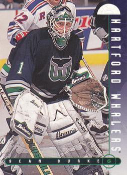 #63 Sean Burke - Hartford Whalers - 1995-96 Leaf Hockey