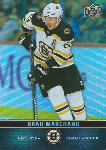 #63 Brad Marchand - Boston Bruins - 2019-20 Upper Deck Tim Hortons Hockey