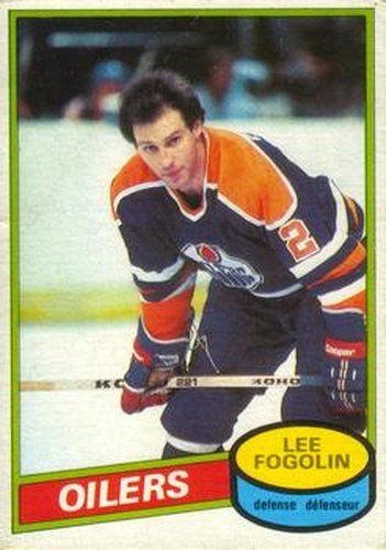 #63 Lee Fogolin - Edmonton Oilers - 1980-81 O-Pee-Chee Hockey
