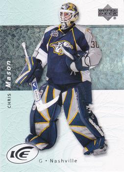 #63 Chris Mason - Nashville Predators - 2007-08 Upper Deck Ice Hockey