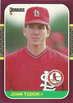 #63 John Tudor - St. Louis Cardinals - 1987 Donruss Opening Day Baseball