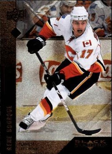 #63 Rene Bourque - Calgary Flames - 2009-10 Upper Deck Black Diamond Hockey