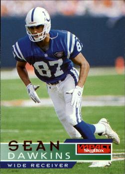#63 Sean Dawkins - Indianapolis Colts - 1995 SkyBox Impact Football