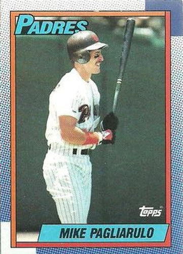 #63 Mike Pagliarulo - San Diego Padres - 1990 Topps Baseball