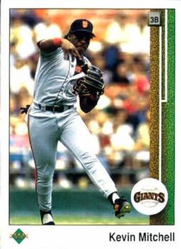 #163 Kevin Mitchell - San Francisco Giants - 1989 Upper Deck Baseball