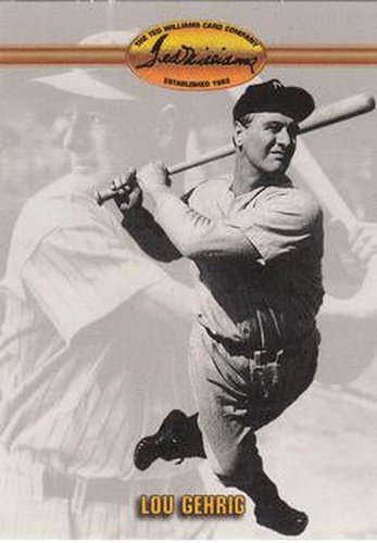 #63 Lou Gehrig - New York Yankees - 1993 Ted Williams Baseball