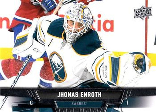 #63 Jhonas Enroth - Buffalo Sabres - 2013-14 Upper Deck Hockey