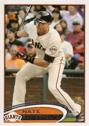 #63 Nate Schierholtz - San Francisco Giants - 2012 Topps Baseball
