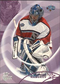 #63 Evgeni Nabokov - San Jose Sharks - 2002-03 Be a Player All-Star Edition Hockey