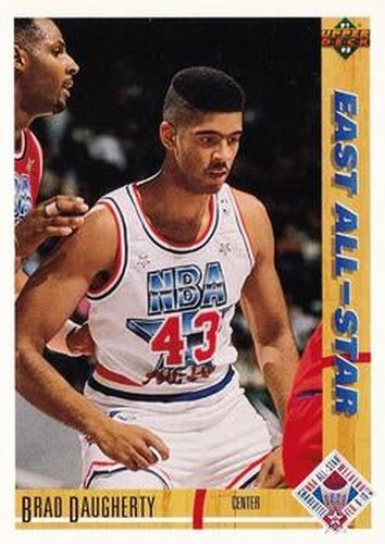 #63 Brad Daugherty - Cleveland Cavaliers - 1991-92 Upper Deck Basketball