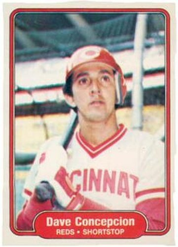 #63 Dave Concepcion - Cincinnati Reds - 1982 Fleer Baseball