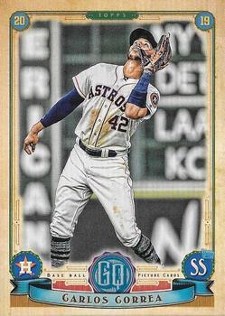 #63b Carlos Correa - Houston Astros - 2019 Topps Gypsy Queen Baseball