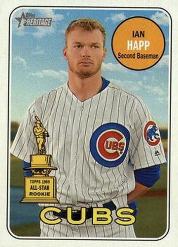 #63b Ian Happ - Chicago Cubs - 2018 Topps Heritage Baseball
