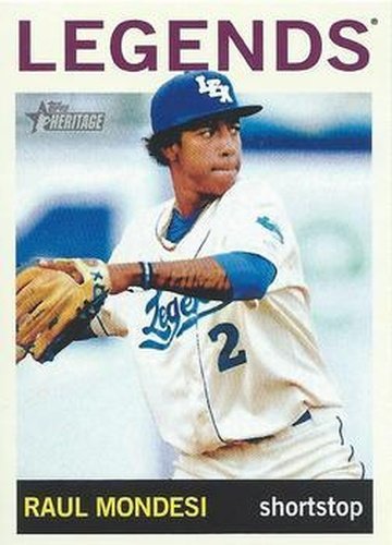 #63b Raul Mondesi - Lexington Legends - 2013 Topps Heritage Minor League Baseball