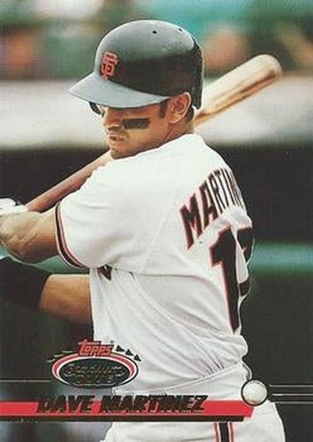 #640 Dave Martinez - San Francisco Giants - 1993 Stadium Club Baseball