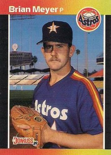#640 Brian Meyer - Houston Astros - 1989 Donruss Baseball